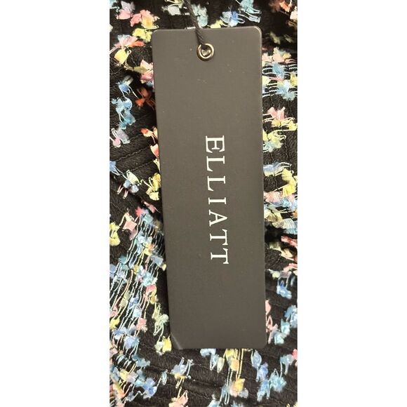 Elliatt Ada Chevron Back Side Slit Dress in Multi NWT Size XL - Picture 7 of 10